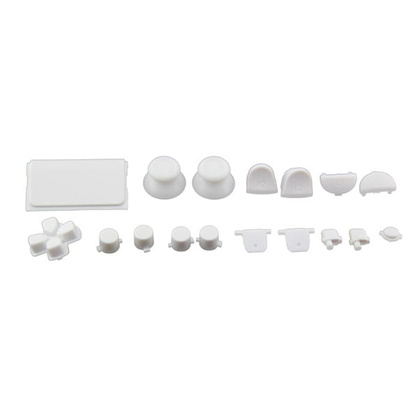 Buttons Plastic Set Mod Kits White Πλαστικά Κουμπιά Άσπρα - PS4 V1.5 Controller