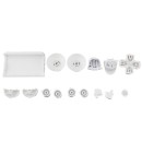 Buttons Plastic Set Mod Kits White Πλαστικά Κουμπιά Άσπρα - PS4 V2 Controller