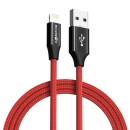 Cable AmpCore Turbo BlitzWolf BW-MF9 Lightning Red 1m