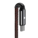 Cable Baseus X-Type CATXD-A01 3A USB-C With LED Backlight QC 3.0 1m