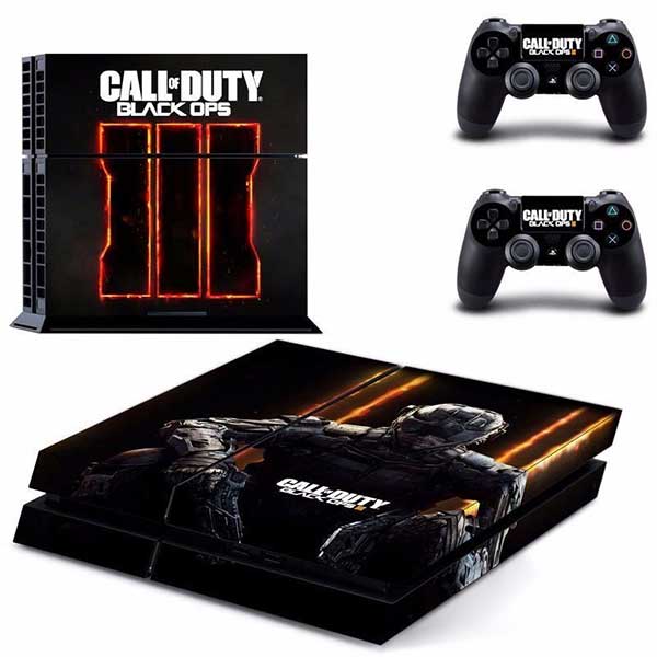 Sticker Skin Call Of Duty Black Ops III #1 Αυτοκόλλητο + 2 Controller Sticker - PS4 Fat Console