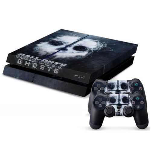 Sticker Skin Ghosts Αυτοκόλλητο + 2 Controller Skin - PS4 Fat Console
