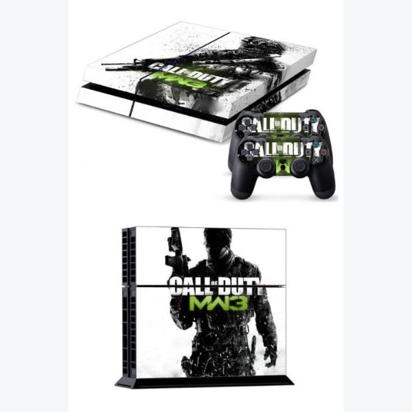 Sticker Skin Call Of Duty MW3 Αυτοκόλλητο + 2 Controller Sticker - PS4 Fat Console