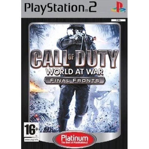 Call Of Duty World At War Final Fronts Platinum - PS2 Used Game