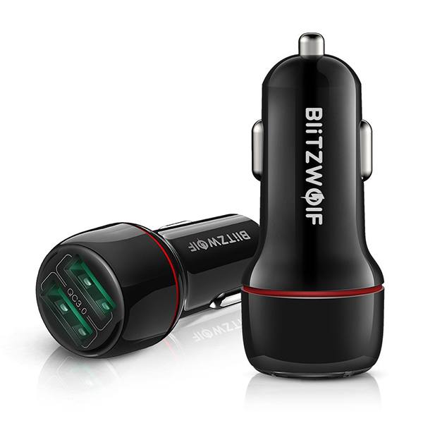 Car Charger BlitzWolf BW-SD5 Dual USB 18w Φορτιστής Αυτοκινήτου