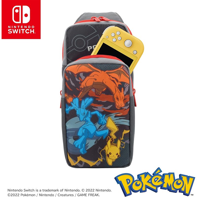 Carry Case Protection Adventure Pack Charizard Lucario & Pikachu Θήκη Μεταφοράς - Nintendo Switch Console