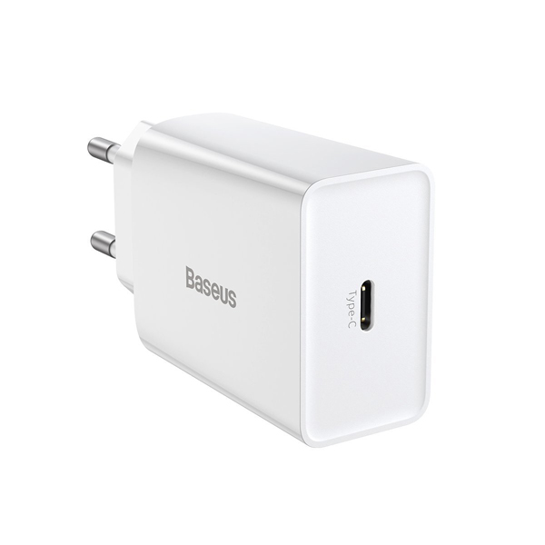 Charger Baseus Speed Mini Quick USB-C PD 20W White Φορτιστής
