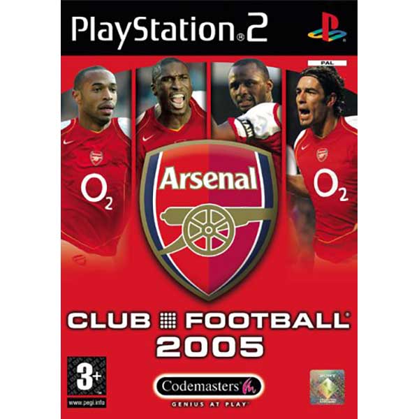 Club Football Arsenal 2005 - PS2 Game Club Football Arsenal 2005 - PS2 Game