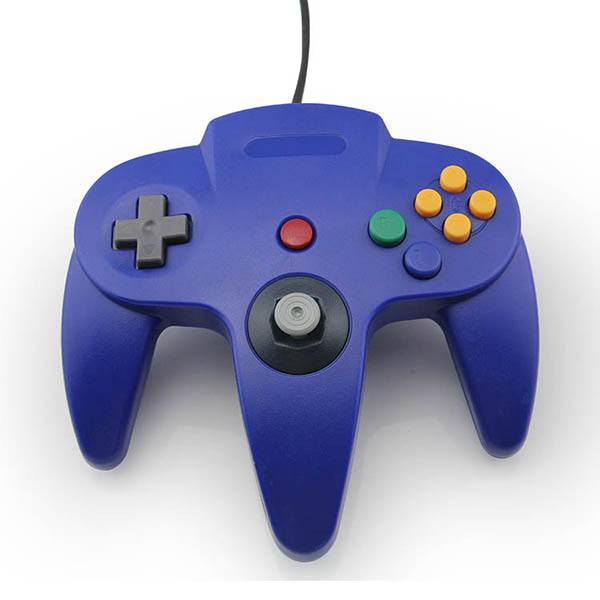 Χειριστήριο Ενσύρματο Controller Retro N64 Blue - N64 Controller