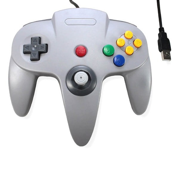 Χειριστήριο Ενσύρματο Controller Retro N64 Grey - PC USB Controller