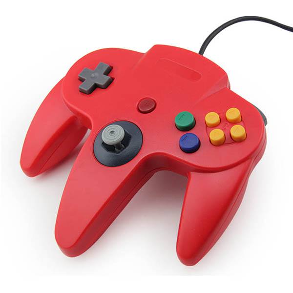 Χειριστήριο Ενσύρματο Controller Retro N64 Red - N64 Controller