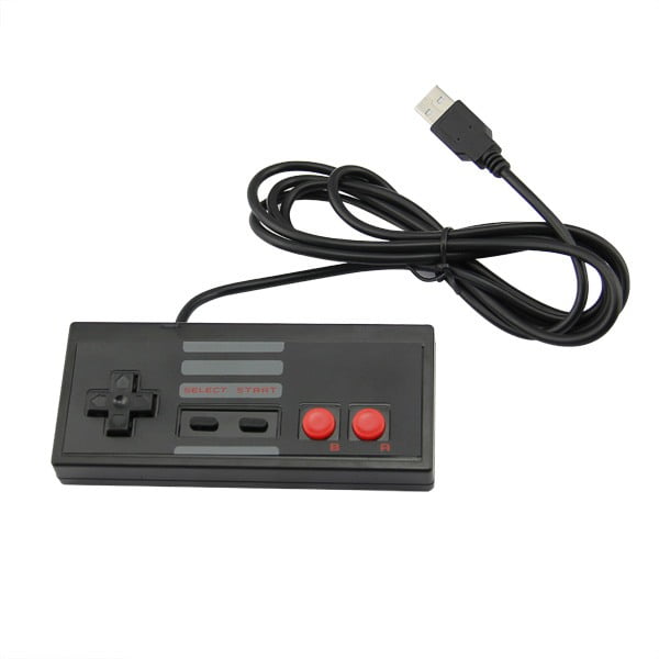 Χειριστήριο Ενσύρματο Controller GamePad Retro NES Black - PC USB Controller