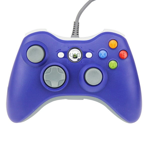 Χειριστήριο Ενσύρματο Controller Retro Xbox 360 Blue - PC USB Controller