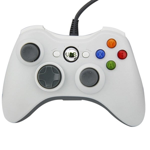 Χειριστήριο Ενσύρματο Controller Retro Xbox 360 White - PC USB Controller