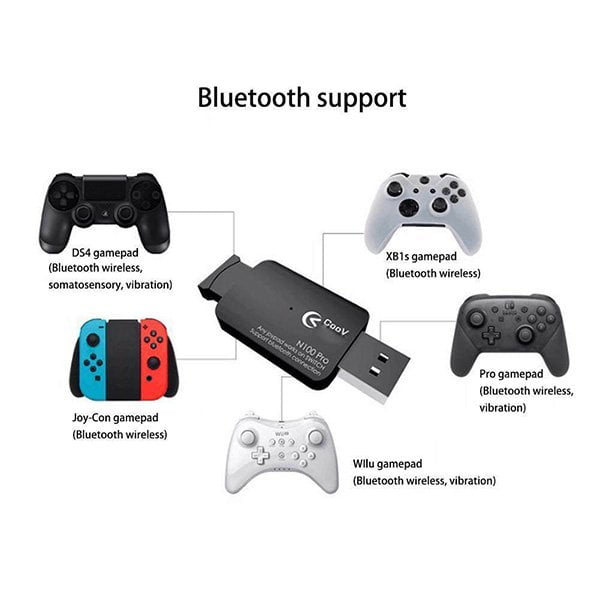 Coov N100 Pro Wireless Gamepad Joystick Adapter - Nintendo Switch Controller