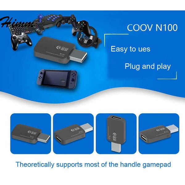 Coov N100 USB Gamepad Joystick Adapter - Nintendo Switch Controller