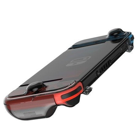 Crystal 360° Flip Cover Case Baseus GS06 Transparent Black Θήκη - Nintendo Switch Console