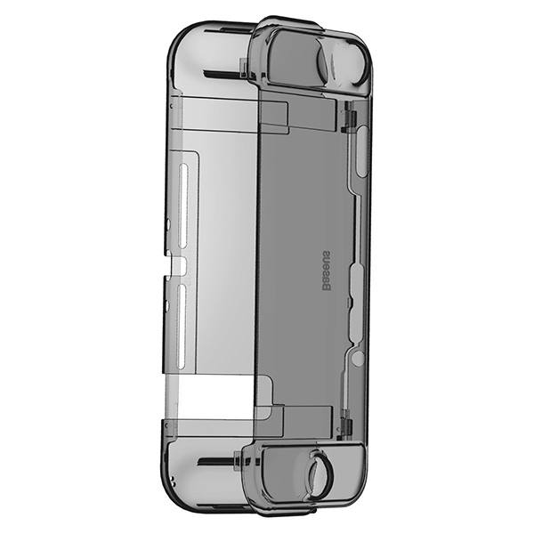 Crystal 360° Flip Cover Case Baseus GS06 Transparent Black Θήκη - Nintendo Switch Console