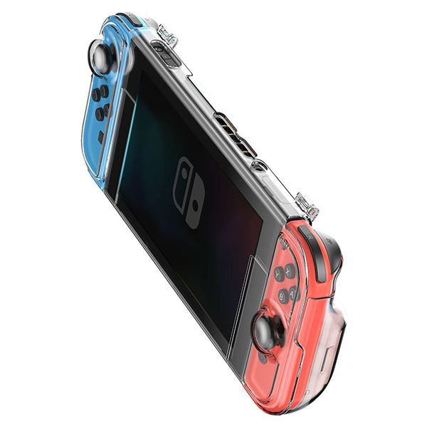 Crystal 360° Flip Cover Case Baseus GS06 Transparent Θήκη - Nintendo Switch Console