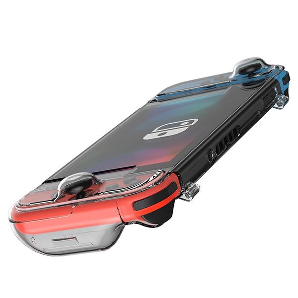 Crystal 360° Flip Cover Case Baseus GS06 Transparent Θήκη - Nintendo Switch Console