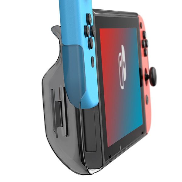 Crystal Back Cover Case Baseus GS07 Transparent Black Θήκη - Nintendo Switch Console