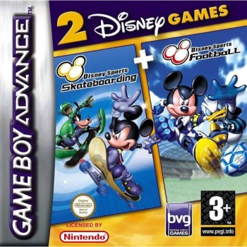 Disney Sports Skateboarding & Disney Sports Football - Nintendo GameBoy Advance Disney Sports Skateboarding & Disney Sports Football - Nintendo GameBoy Advance