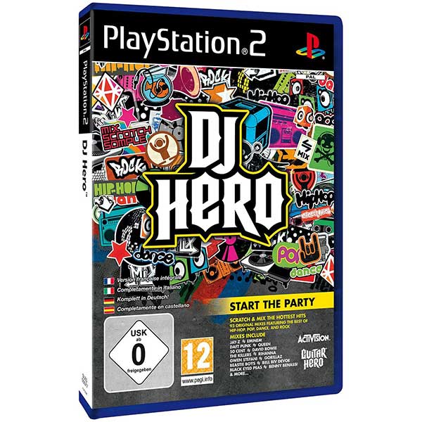 DJ Hero Turntable Kit Includes - PS2 Game