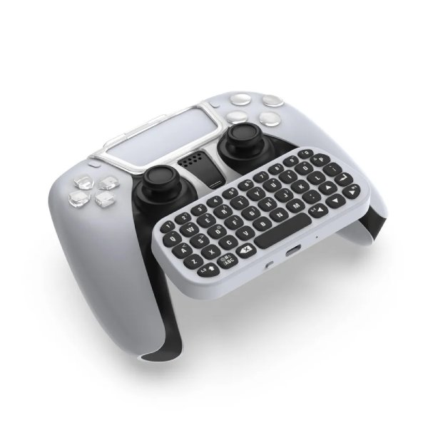 Πληκτρολόγιο Dobe Keyboard White Wireless - PS5 Controller