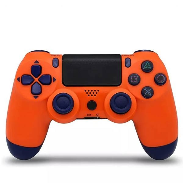 Double Motor 4 Wireless Controller OEM Χειριστήριο Orange - PS4 Controller