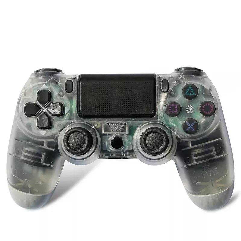 Double Motor 4 Wireless Controller OEM Χειριστήριο Transparent White - PS4 Controller