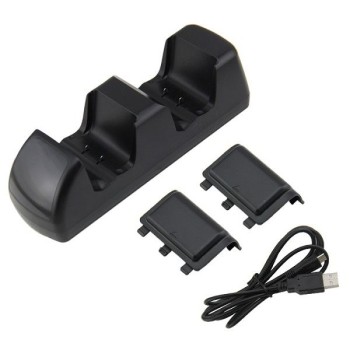 Dual Charging Dock Station Stand & Batteries Φορτιστής Χειριστηρίων & Μπαταρίες - XBOX One Controller