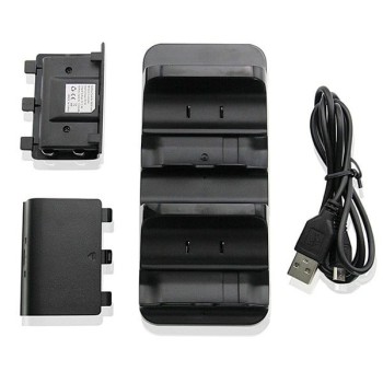 Dual Charging Dock Station Stand & Batteries Φορτιστής Χειριστηρίων & Μπαταρίες - XBOX One Controller