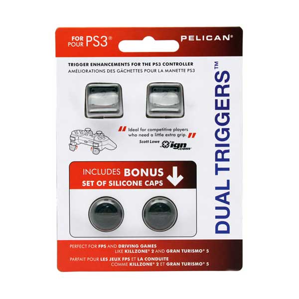 Dual Triggers + Silicone Caps - PS3 Controller