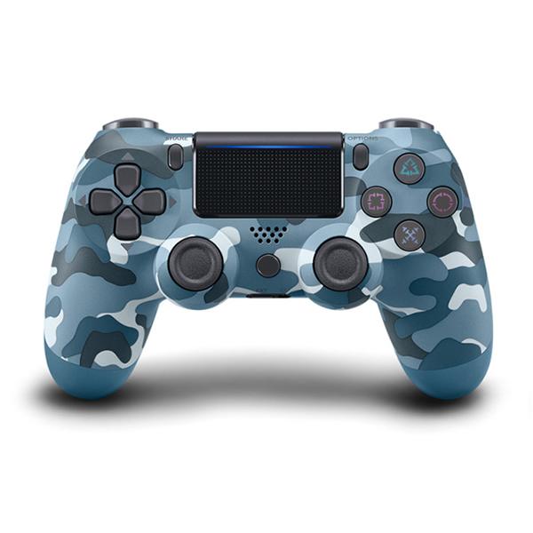 Double Motor 4 Wireless Controller OEM Χειριστήριο Camouflage Blue - PS4 Controller