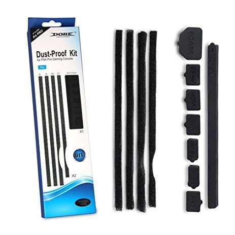 Dust Proof Kit Cover Black Προστατευτική Σίτα Μαύρη Dobe - PS4 Pro Console