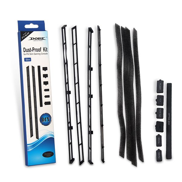 Dust Proof Kit Cover Black Προστατευτική Σίτα Μαύρη Dobe - PS4 Slim Console