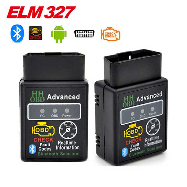 HH OBD2 V2.1 Diagnostic Bluetooth Scan Adapter For Android Torque Car ELM327