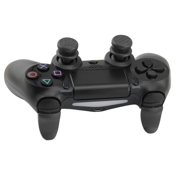 Extended Trigger R2 L2 Black & FPS Grips Caps Black COD 3 - PS4 Controller