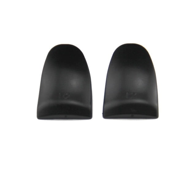 Extended Trigger R2 L2 Black & FPS Grips Caps Black - PS4 Controller