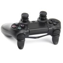 Extended Trigger R2 L2 Black & FPS Grips Caps Black SCAR - PS4 Controller
