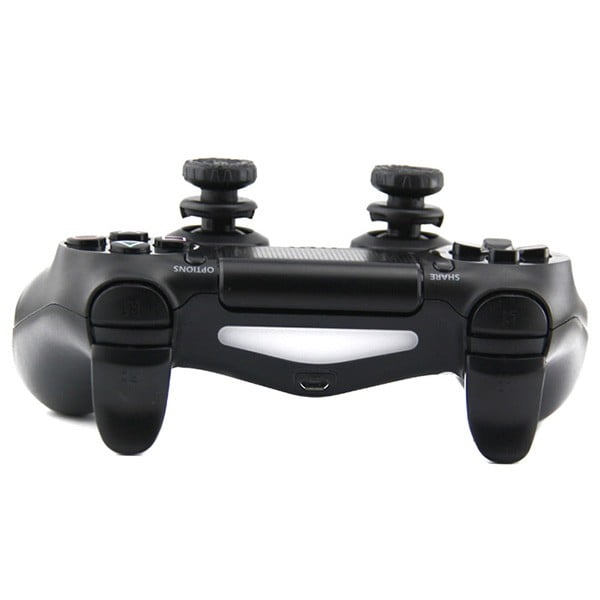 Extended Trigger R2 L2 Black & FPS Grips Caps Black SCAR - PS4 Controller