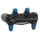 Extended Trigger R2 L2 Blue & FPS Grips Caps Blue COD 3 - PS4 Controller