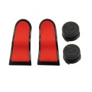 Extended Trigger R2 L2 Red / Black & FPS Grips Caps Black SCAR - PS4 Controller