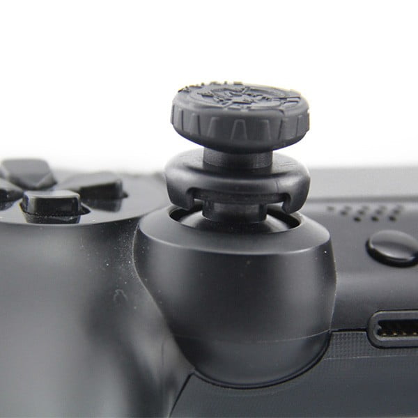 Extended Trigger R2 L2 Red / Black & FPS Grips Caps Black SCAR - PS4 Controller