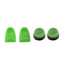 Extended Trigger R2 L2 Green & FPS Grips Caps Green Modern Warfare - PS4 Controller