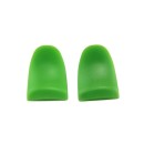 Extended Trigger R2 L2 Green & FPS Grips Caps Green - PS4 Controller