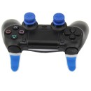 Extended Triggers R2 L2 Blue / White & FPS Grips Caps Blue Vortex - PS4 Controller