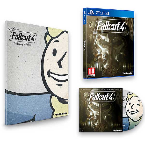 Fallout 4 & Soundtrack + Franchise Book Collector Edition Official Bundle - PS4 Game