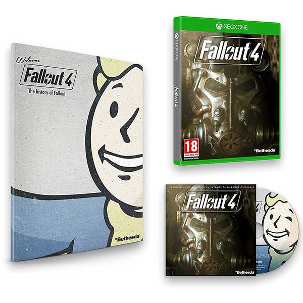 Fallout 4 & Soundtrack + Franchise Book Collector Edition Official Bundle - Xbox One Game