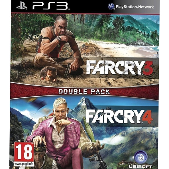 FarCry 3 + 4 Double Pack - PS3 Game FarCry 3 + 4 Double Pack - PS3 Game
